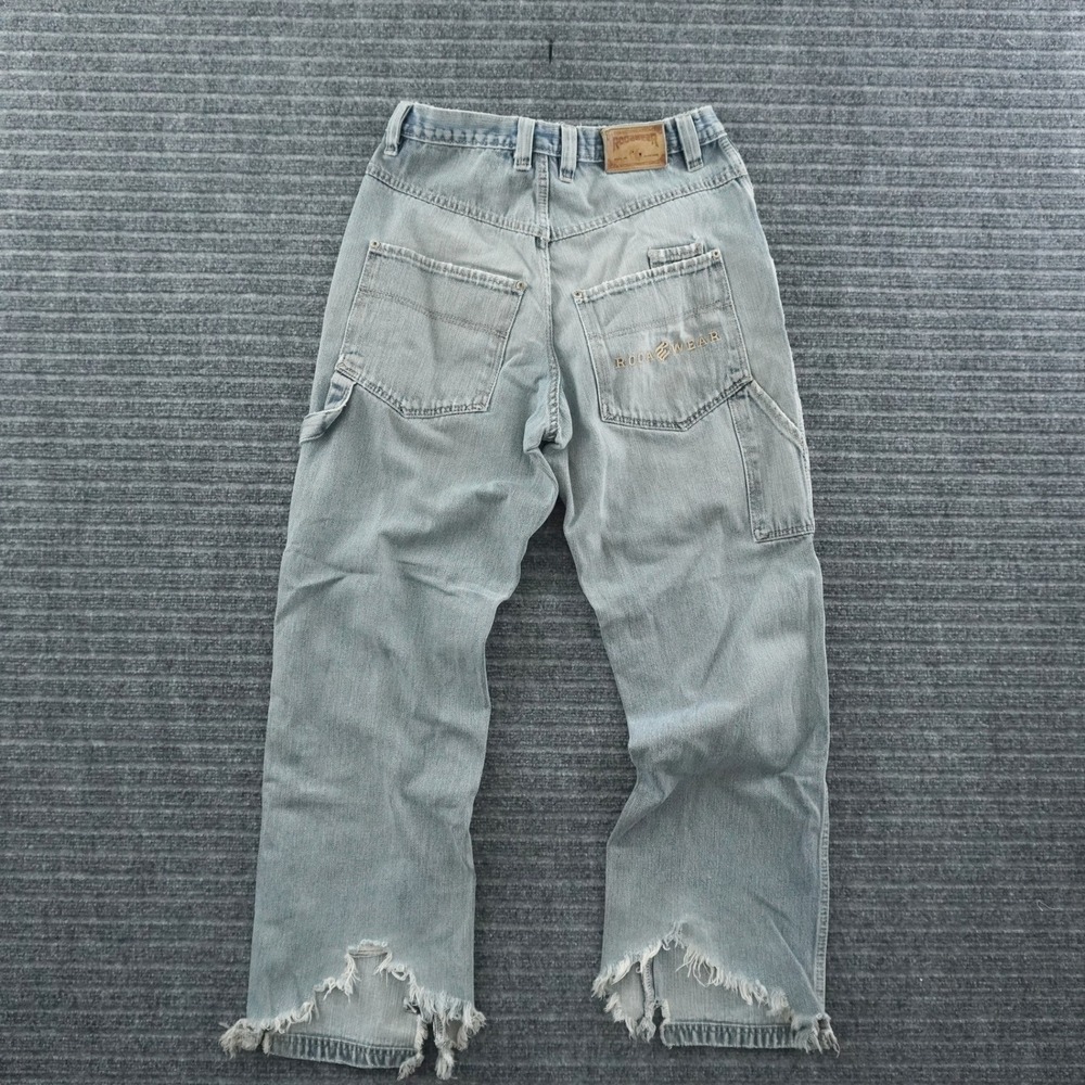 Vintage Rocawear Carpenter Jeans Mens 32 Light Wash Distressed Streetwear